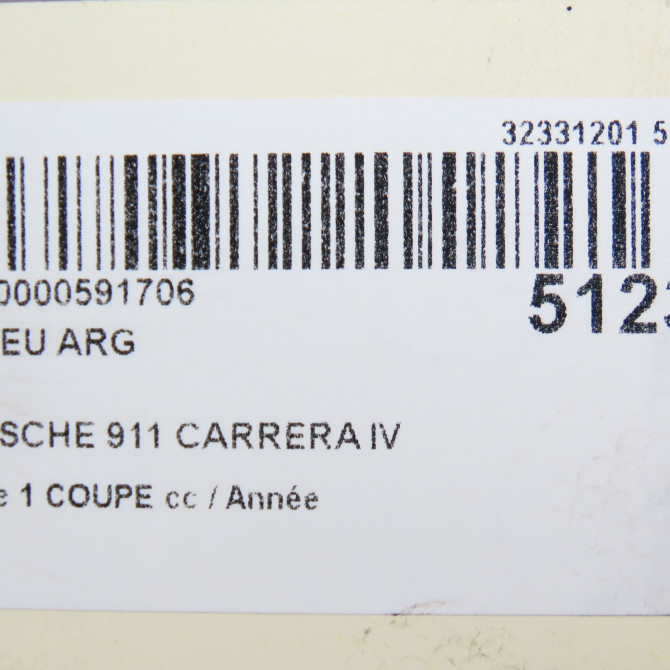 Moyeu arg occasion PORSCHE 146 Phase 1 04-1995->04-1999 3.4i 301ch 99733160501 6