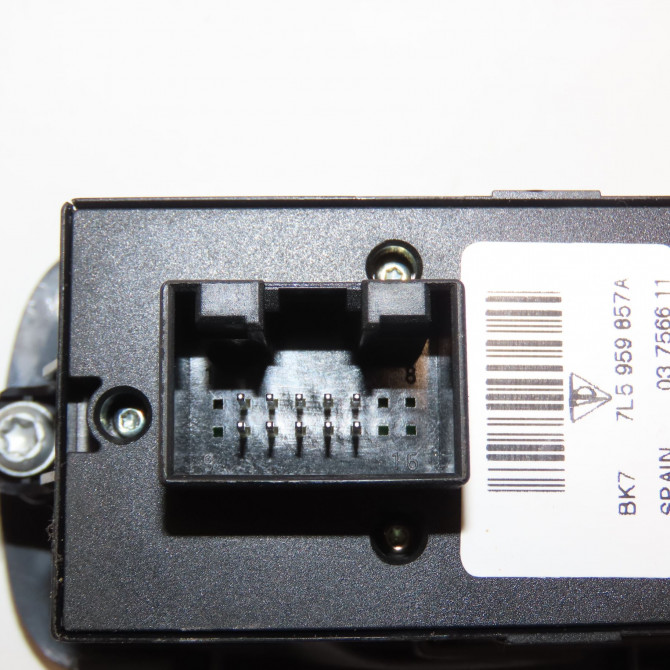 Commande lève-glace porte avant gauche occasion PORSCHE CAYENNE I Phase 1 11-2003->12-2006 4.5i 450ch 95561315602 3