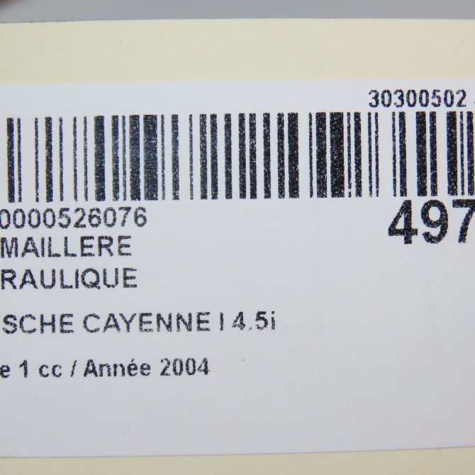Cremaillere hydraulique occasion PORSCHE CAYENNE I Phase 1 11-2003->12-2006 4.5i 450ch 95534701125 7