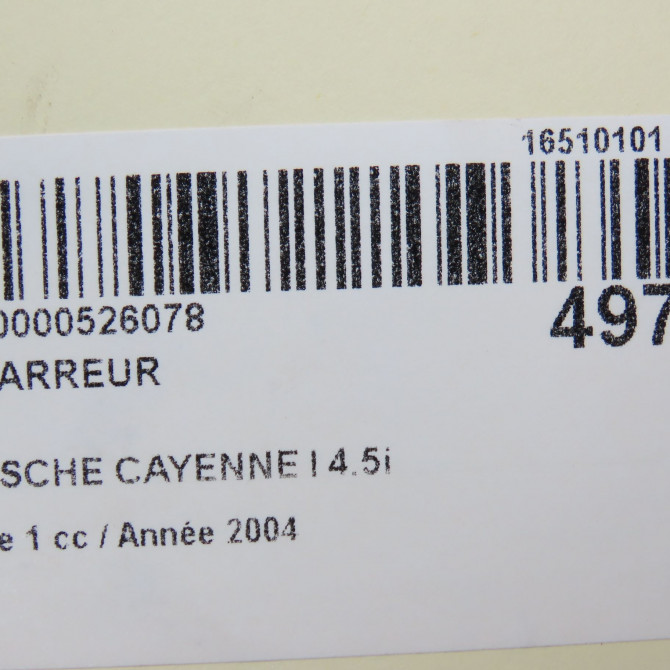 Démarreur occasion PORSCHE CAYENNE I Phase 1 11-2003->12-2006 4.5i 450ch 94860410600 6
