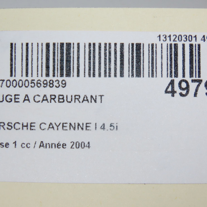 Jauge a carburant occasion PORSCHE CAYENNE I Phase 1 11-2003->12-2006 4.5i 450ch 6