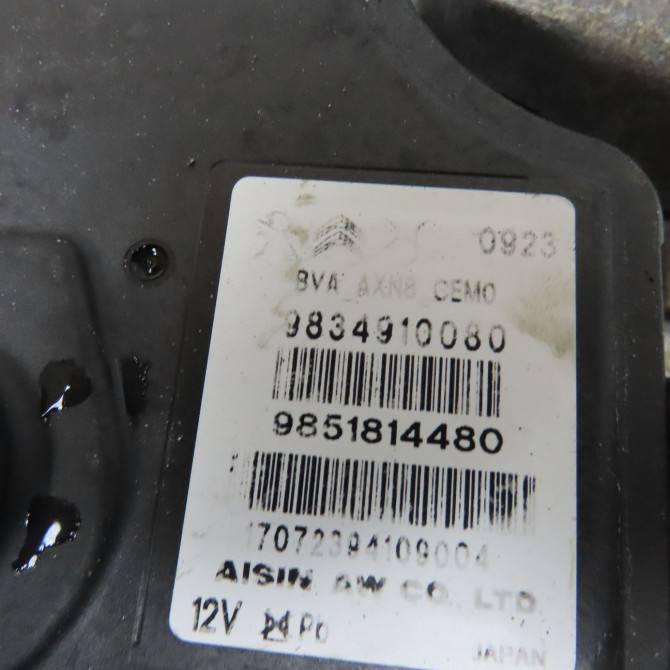 Boîte à vitesse automatique occasion CITROEN C5 AIRCROSS 9851814480 6