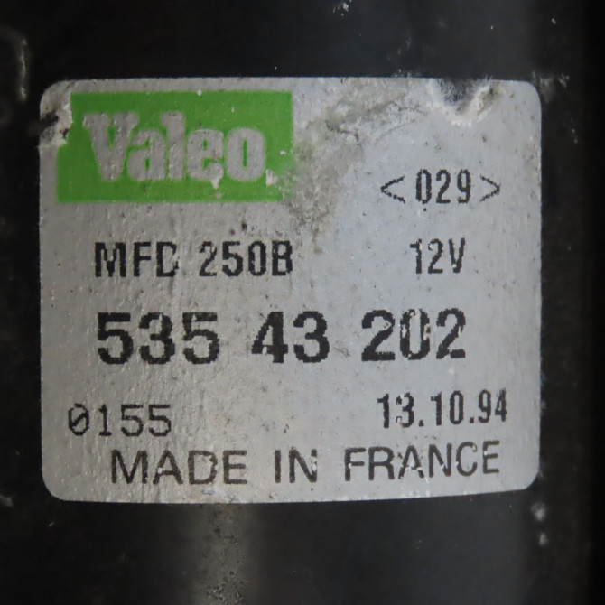 Moteur essuie-glace avant occasion RENAULT CLIO I Phase 1 06-1990->03-1994 1.9 D 7701034656 4