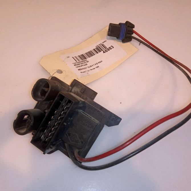 Resistance de chauffage occasion RENAULT CLIO II Phase 1 03-1998->06-2001 1.9 D 65ch 7701044815 1