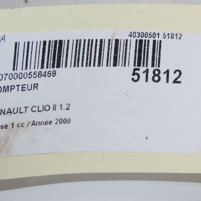 Compteur occasion RENAULT CLIO II Phase 1 03-1998->06-2001 1.2 7711368915 4