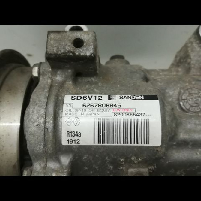 Compresseur air conditionne occasion RENAULT MODUS Phase 1 09-2004->12-2007 1.4i 16v 8200953359 4