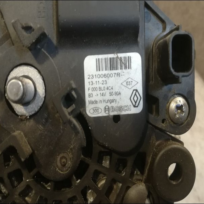 Alternateur occasion RENAULT CLIO IV Phase 1 07-2012->... 0.9 TCE 90ch 231006677R 3
