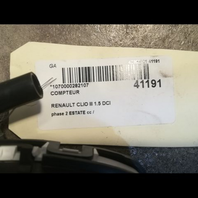 Compteur occasion RENAULT CLIO III Phase 1 04-1995->04-1999 1.5 DCI 90ch 8201060310 3