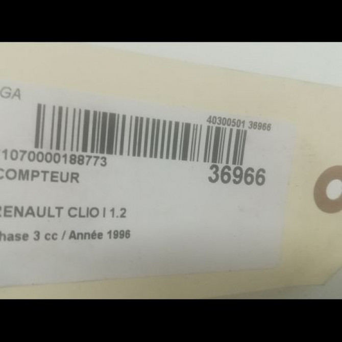 Compteur occasion RENAULT CLIO I Phase 3 03-1996->08-1998 1.2 7700841348 3