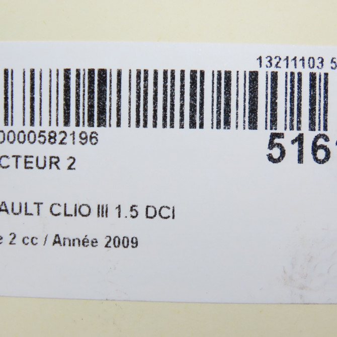 occasion RENAULT CLIO III Phase 2 03-2009->12-2014 1.5 DCI 70ch 6