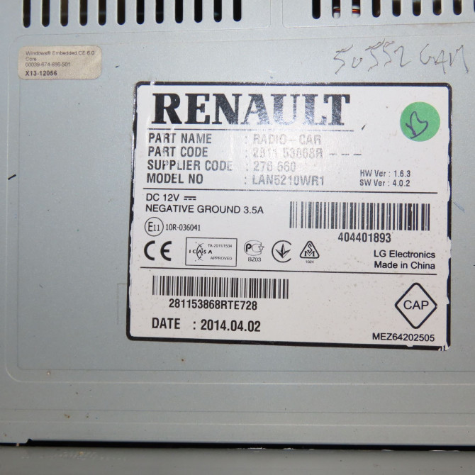 Autoradio occasion  281150917R 3