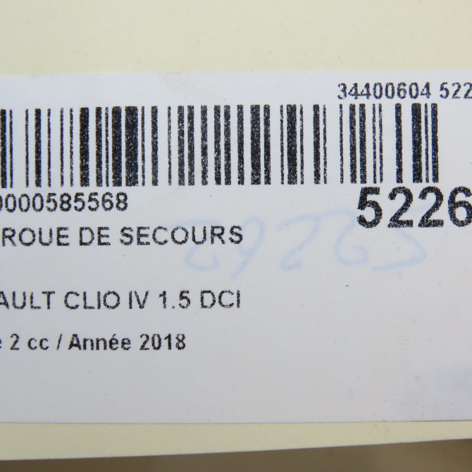 occasion RENAULT CLIO IV Phase 2 08-2016->... 1.5 DCI 75ch 6