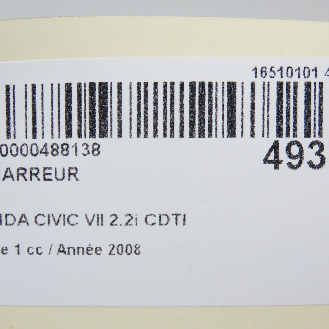 Démarreur occasion HONDA CIVIC VII Phase 1 01-2006->09-2008 2.2i CDTI 31200RNAA01 7