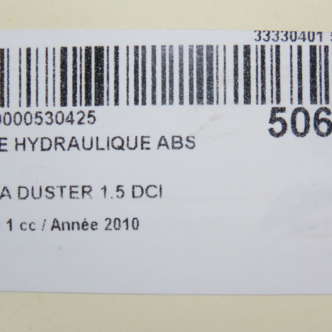 Unité hydraulique ABS occasion DACIA DUSTER Phase 1 03-2010->12-2013 1.5 DCI 110ch 8201288243 6