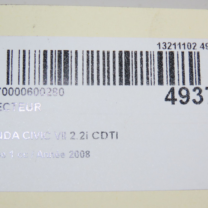 Injecteur occasion HONDA CIVIC VII Phase 1 01-2006->09-2008 2.2i CDTI 5