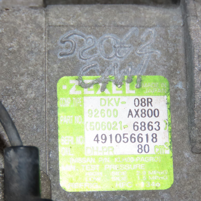 Compresseur air conditionne occasion NISSAN MICRA III 6