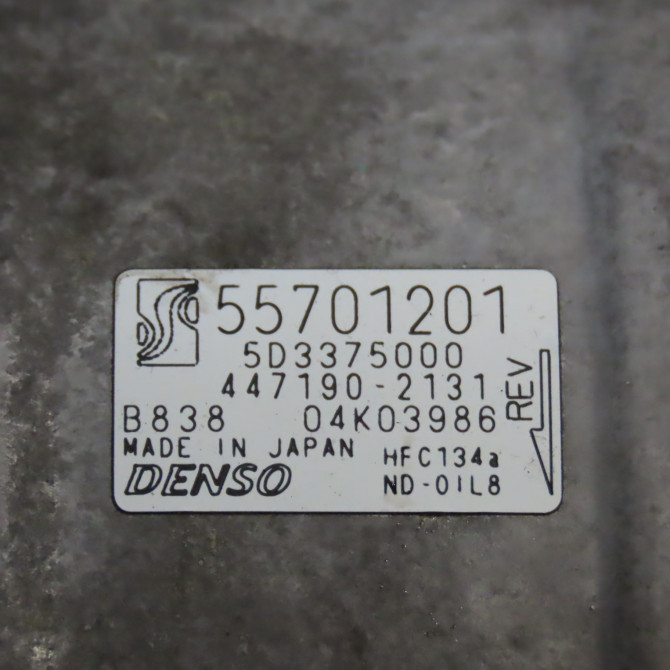 Compresseur air conditionne occasion FIAT BRAVO II BRAVO II Phase 1 2007-03-01->2011-12-31 1.6 DT MULTIJET 16v 105ch 55701201 6