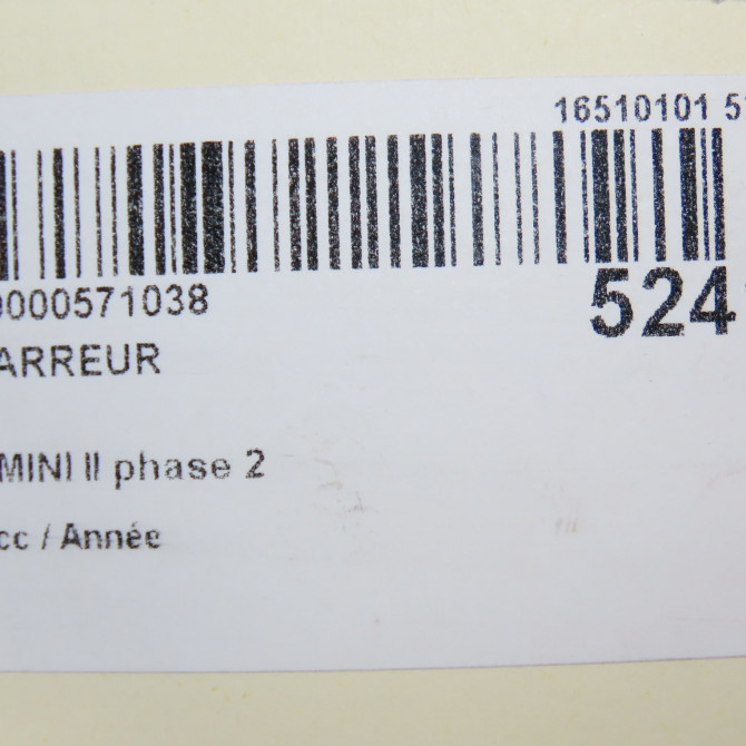 Démarreur occasion MINI MINI II phase 2 08-2010->... 12417616698 7