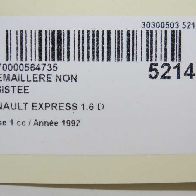 Cremaillere non assistee occasion RENAULT EXPRESS Phase 1 11-1985->09-1994 1.6 D 7701351871 4