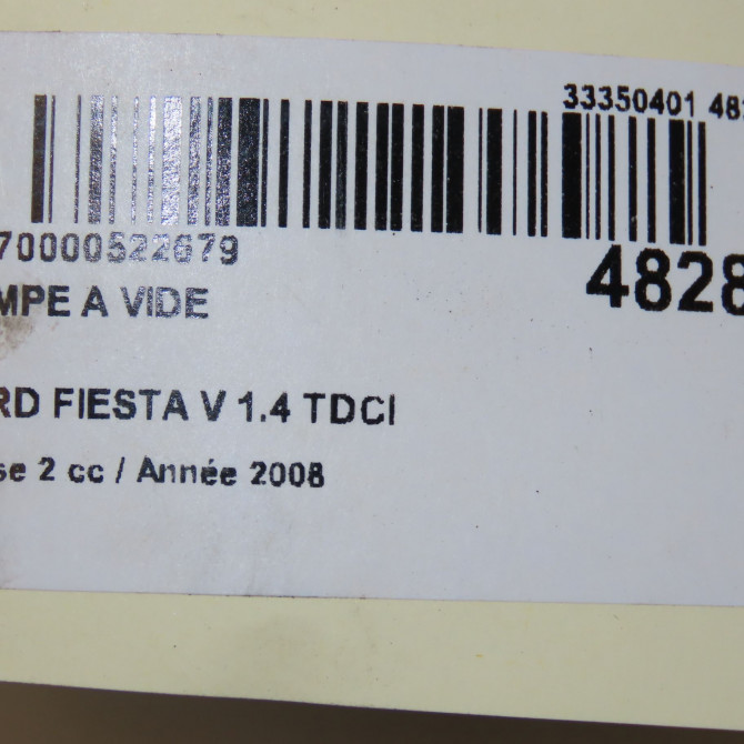 Pompe a vide occasion FORD FIESTA V Phase 2 10-2005->10-2008 1.4 TDCI 1485764 4
