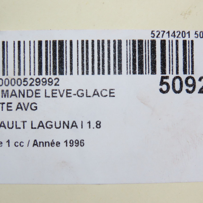 Commande lève-glace porte avant gauche occasion RENAULT LAGUNA I Phase 1 01-1994->04-1998 1.8 7700822683 5