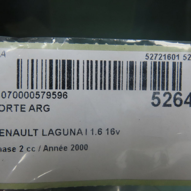 Porte arrière gauche occasion RENAULT LAGUNA I Phase 2 04-1998->11-2000 1.6 16v 7751468112 4