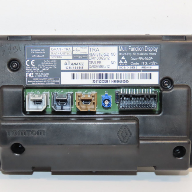 Autoradio occasion RENAULT CLIO IV Phase 2 08-2016->... 0.9i TCE 281155830R 2