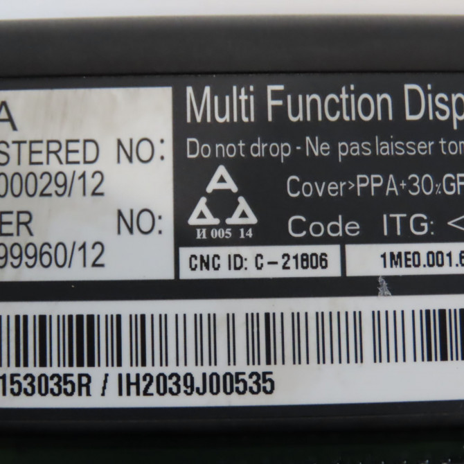 Autoradio occasion RENAULT CLIO IV Phase 2 08-2016->... 0.9i TCE 281155830R 6