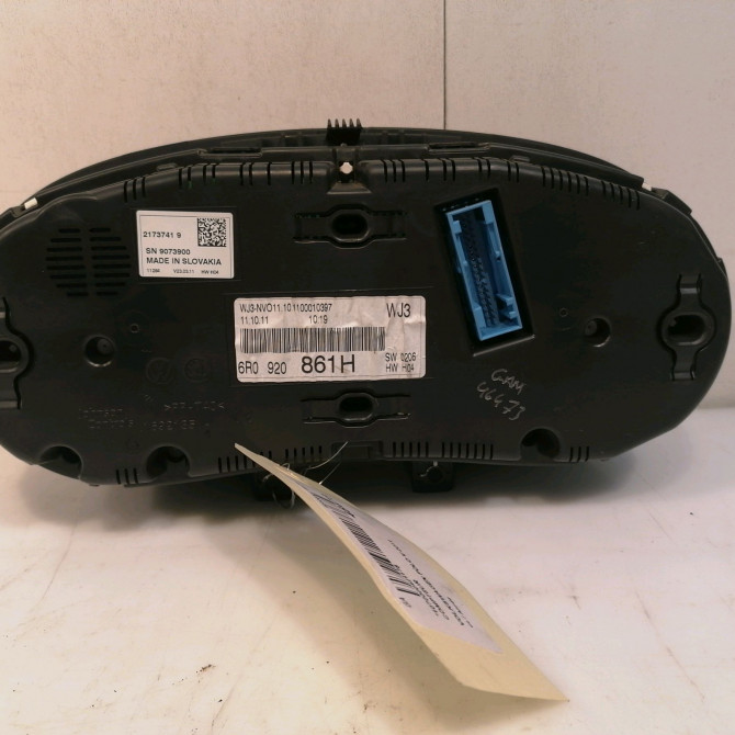 Compteur occasion VOLKSWAGEN POLO V POLO V Phase 1 2009-09-01->2014-05-31 1.6 TDI 90ch 6R0920861H 2