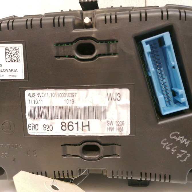 Compteur occasion VOLKSWAGEN POLO V POLO V Phase 1 2009-09-01->2014-05-31 1.6 TDI 90ch 6R0920861H 3