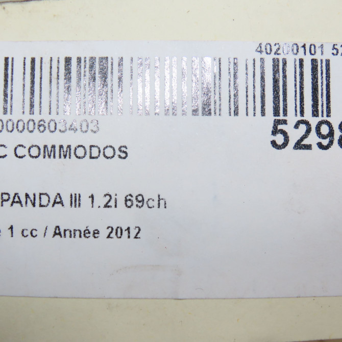 Bloc commodos occasion FIAT PANDA III Phase 1 01-2012->... 1.2i 69ch 8