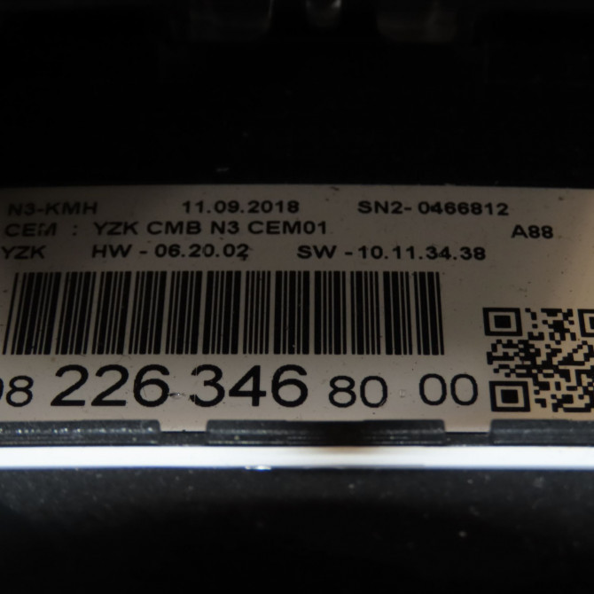 Compteur occasion CITROEN 146 Phase 1 04-1995->04-1999 1.5 BLUEHDI 120ch 9822634680 4