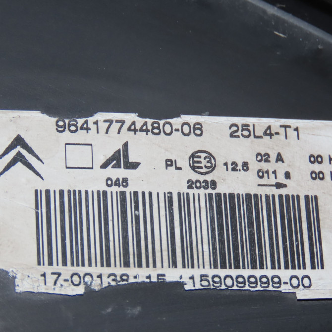 Phare gauche occasion CITROEN C3 PLURIEL I Phase 1 04-2003->09-2008 1.4 HDi 6204ZL 4