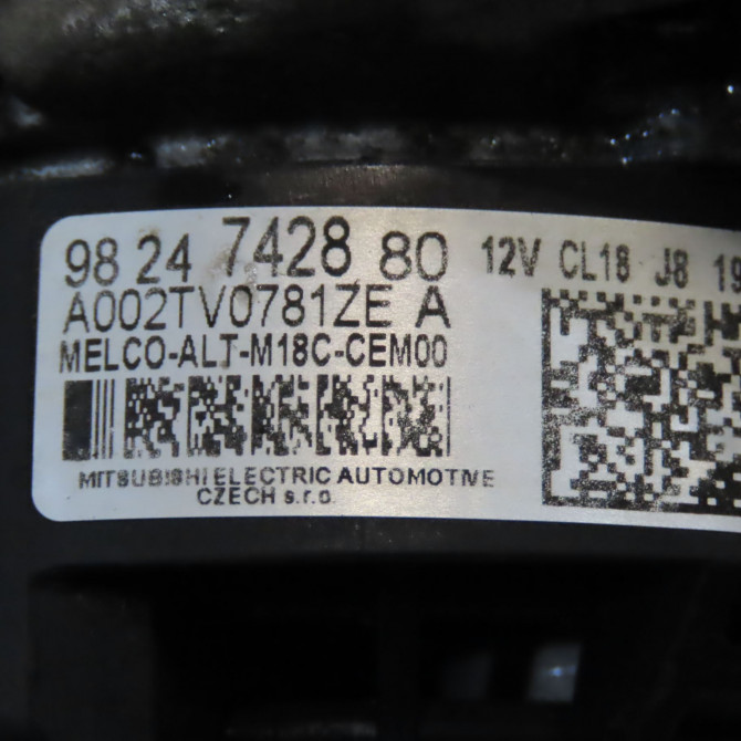 Alternateur occasion CITROEN 146 Phase 1 04-1995->04-1999 1.5 BLUEHDI 120ch 9824742880 7