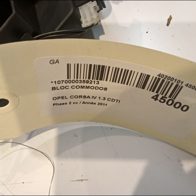 Bloc commodos occasion OPEL CORSA IV Phase 2 01-2011->03-2015 1.3 CDTI 75ch 3