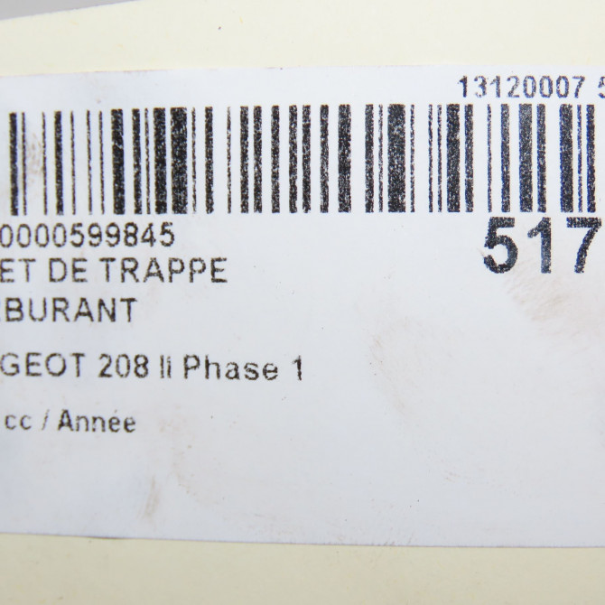 Volet de trappe carburant occasion PEUGEOT 9823291980 6