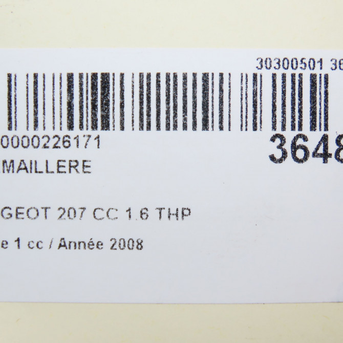 Cremaillere occasion PEUGEOT 207 CC Phase 1 03-2007->... 1.6 THP 150ch 1627686180 7