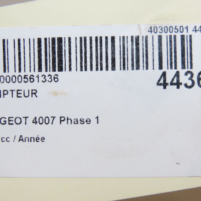 Compteur occasion PEUGEOT 4007 Phase 1 07-2007->03-2013 6