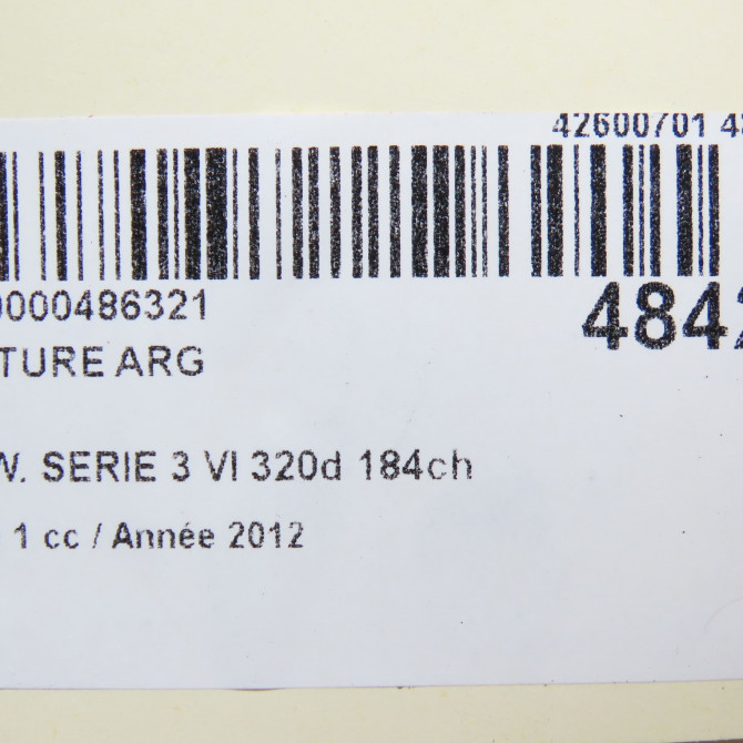 Ceinture arrière gauche occasion B.M.W. SERIE 3 VI Phase 1 11-2011->... 320d 184ch 72117259389 6