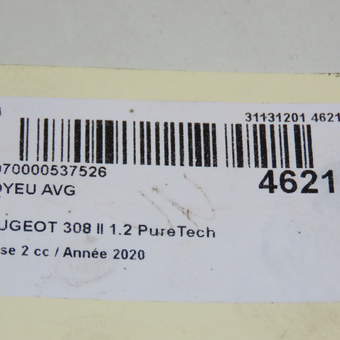Moyeu avg occasion PEUGEOT 308 II Phase 1 04-1995->04-1999 1.2 PureTech 110ch 9670367680 6