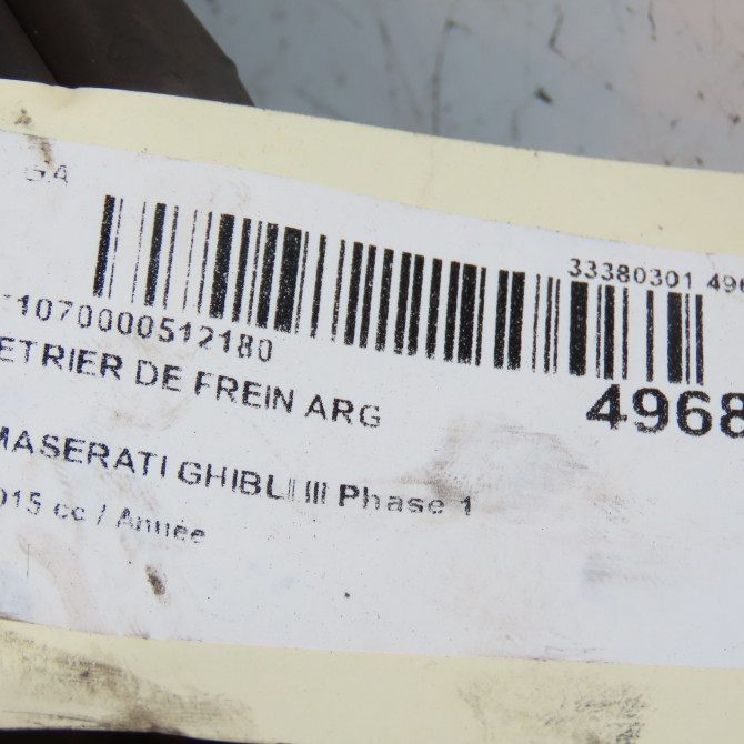 Etrier de frein arrière gauche occasion  670006308 4