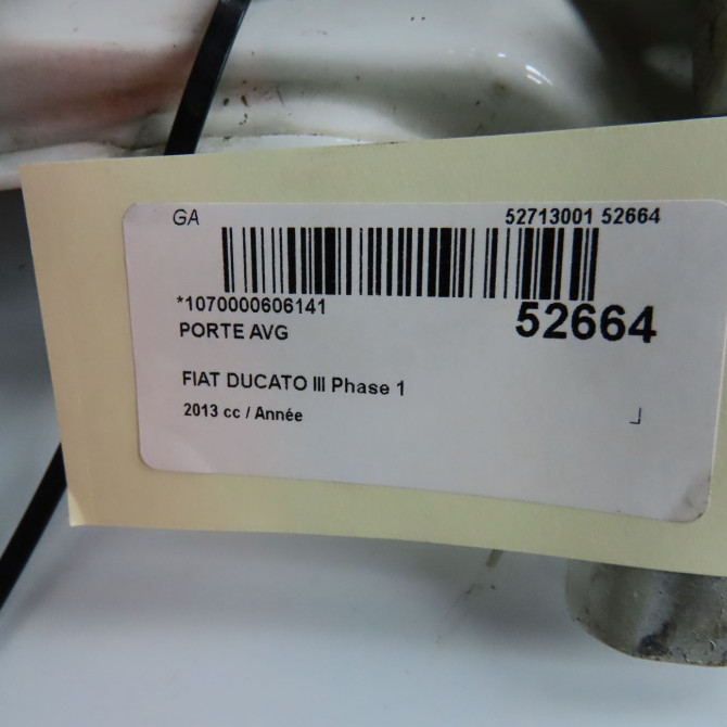 Porte avant gauche occasion FIAT DUCATO III Phase 1 06-2006->10-2014 46862844 5