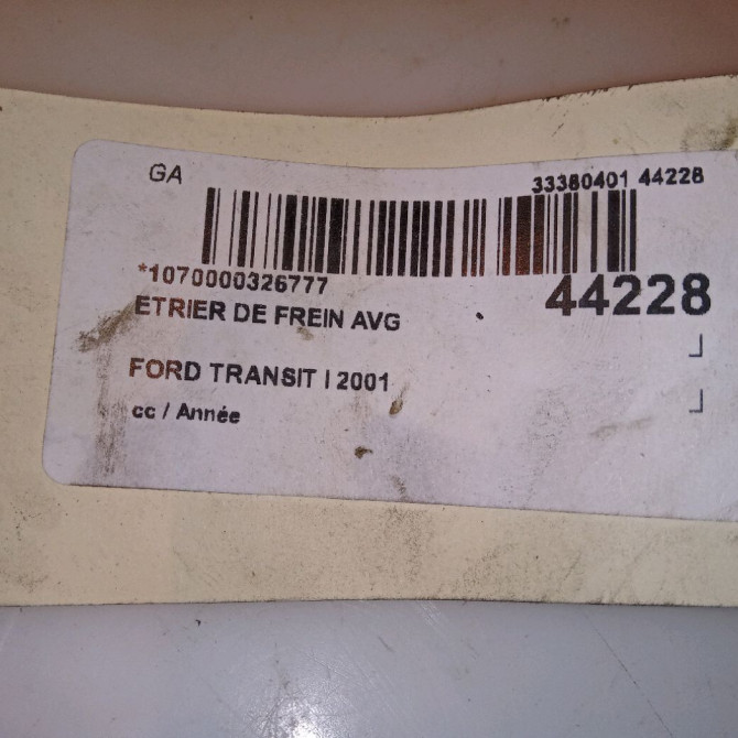 Etrier de frein avant gauche occasion FORD TRANSIT I 4055820 4