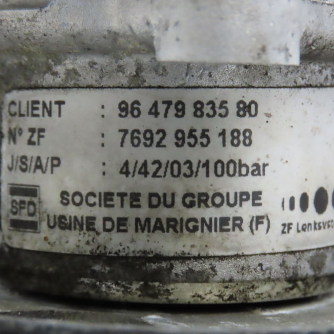 Pompe direction assistee occasion FIAT ULYSSE II Phase 1 09-2002->06-2010 2.2 JTD 9647983580 4