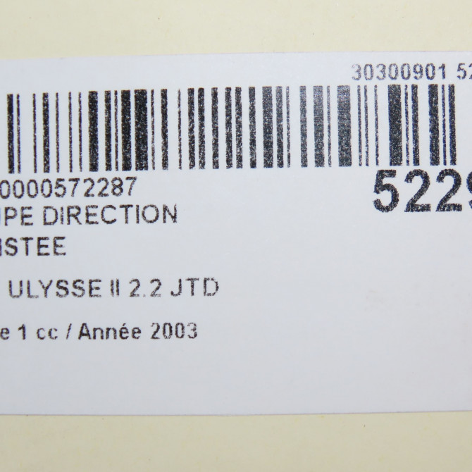 Pompe direction assistee occasion FIAT ULYSSE II Phase 1 09-2002->06-2010 2.2 JTD 9647983580 6