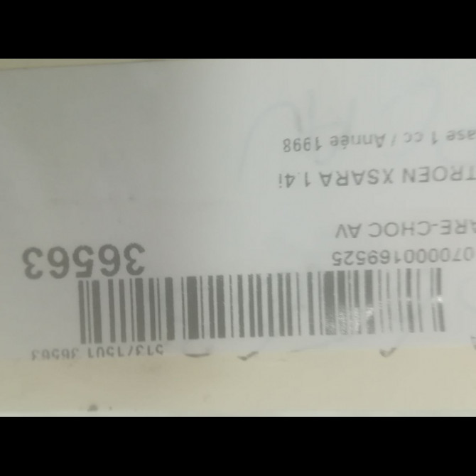 Pare-choc avant occasion CITROEN XSARA Phase 1 02-1998->09-2000 1.4i 7401L9 4