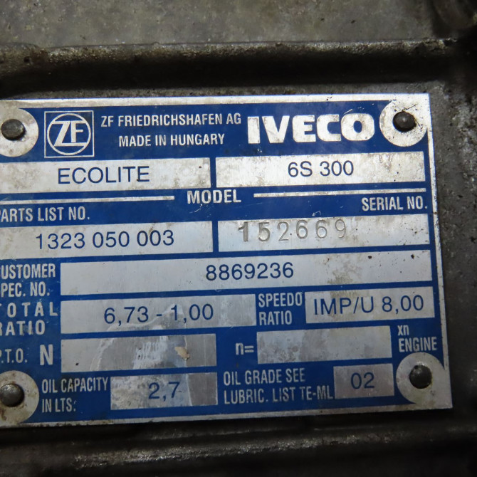 Boîte à vitesse mecanique occasion IVECO DAILY III Phase 1 05-1999->04-2006 35C13 5