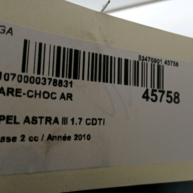 Pare-choc arrière occasion OPEL ASTRA III Phase 2 01-2007->04-2011 1.7 CDTI 110ch 24460512 4