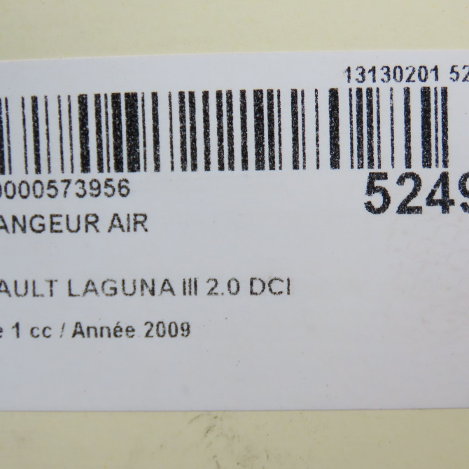 Echangeur air occasion RENAULT LAGUNA III Phase 1 10-2007->10-2010 2.0 DCI 130ch 144960017R 5