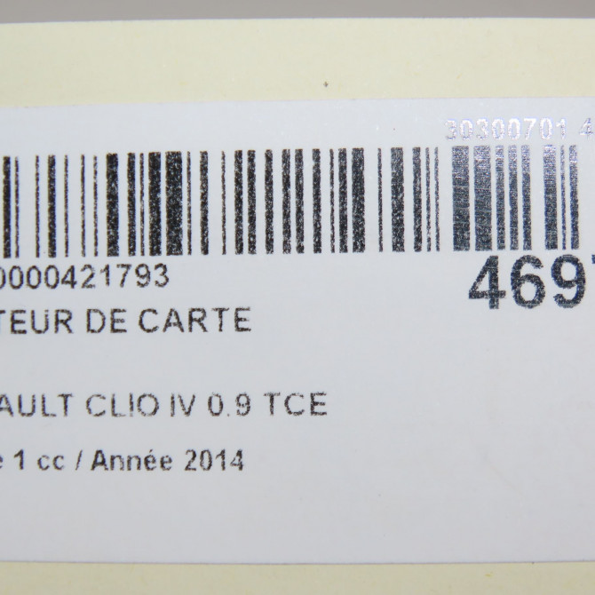 Lecteur de carte occasion RENAULT CLIO IV Phase 1 07-2012->... 0.9 TCE 90ch 285902598R 6